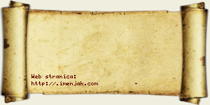 Atanasije Perunac vizit kartica